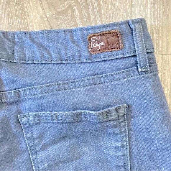 Paige Gray Distressed Shorts. Sz 26 - Picture 5 of 9
